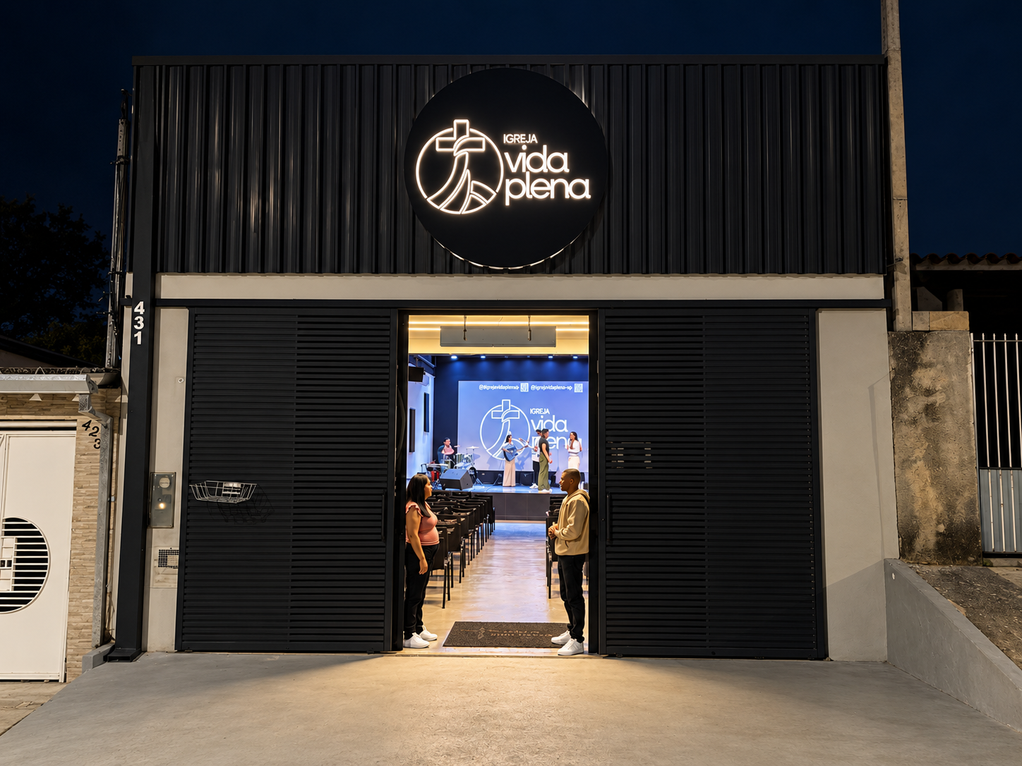 Fachada Igreja Vida Plena — projeto PRO 13